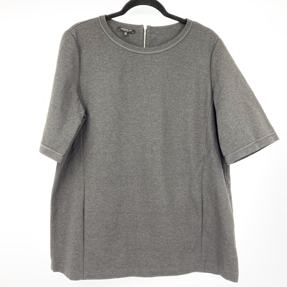 Lafayette 148 NY Gray Career Top